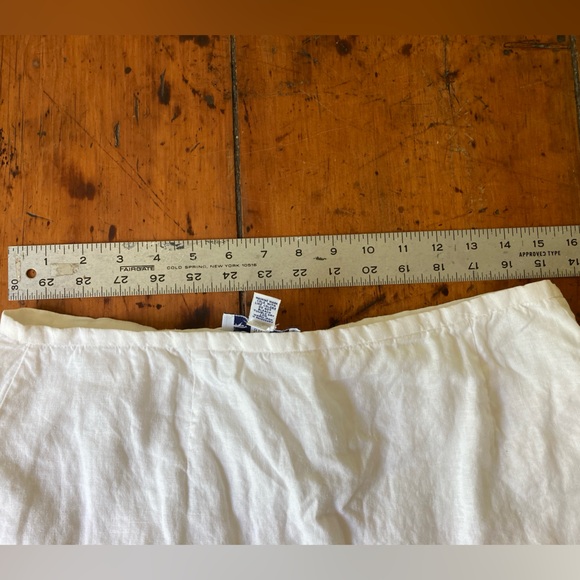 Gap 100% White Cotton Skirt Sz:12 - Picture 5 of 5